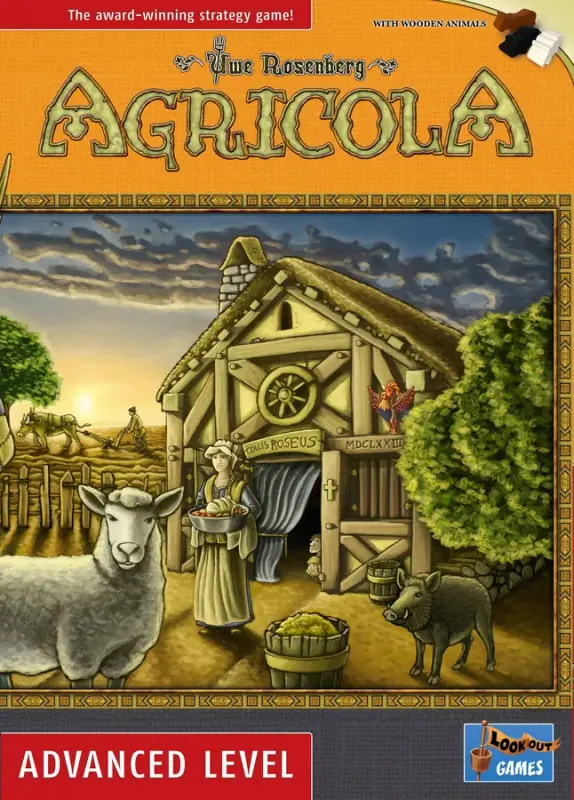 Коробка игры Агрикола. Новое издание