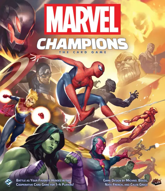 Коробка игры Marvel Champions: The Card Game