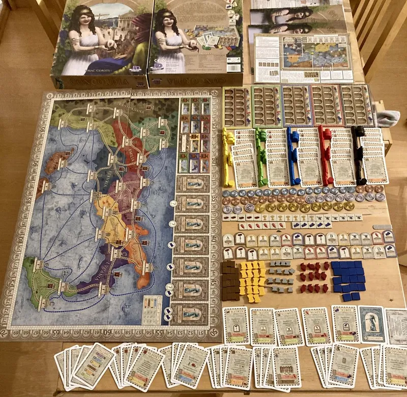 Что внутри: игра Конкордия