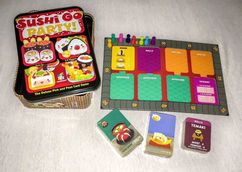 Что внутри: игра Sushi Go Party!