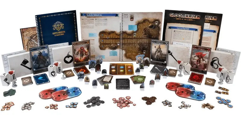 Что внутри: игра Gloomhaven. Мрачная гавань: Челюсти льва